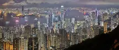 Hong Kong gece